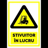 Indicator pentru stivuitor in lucru